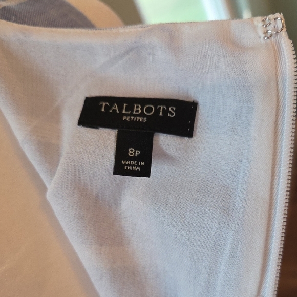 Talbots Blue And White Striped Dress With Pockets Women's Size 8 Petite - Picture 6 of 13